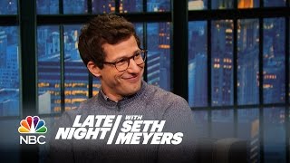 Andy Sambergs SNL Characters That Never Were  Late Night with Seth Meyers [upl. by Amapuna]