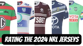 Rating The 2024 NRL Jerseys [upl. by Orelie]