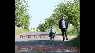 Simson KR50  Fahr Impressionen  Drive impressions mrkitty afterdark [upl. by Norina]