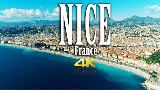 Nice France in 4K Côte dAzur Nice Aerial [upl. by Laehcor326]