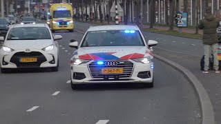 Spoedtransport Politie maakt kruisingen vrij voor aankomende ambulance begeleiding uit Gorinchem [upl. by Richarda]