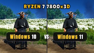 Windows 10 22H2 vs Windows 11 24H2  Ryzen 7 7800x3D  Zen4 [upl. by Andra41]