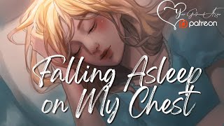 ASMR Falling Asleep on Your Girlfriends Chest Longer Sleepaid CuddlesGF Roleplay [upl. by Bezanson]