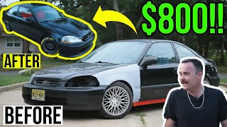 Transforming A Subscribers Car In 10 mins Budget Build [upl. by Meehar]