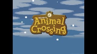 Animal Crossing Wild World  1 AM snow extended [upl. by Bozovich685]