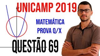 Questão 69  UNICAMP 2019 Geometria Analítica  Resolução Algébrica [upl. by Eniahs825]