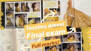 A A level Textiles Full marks  Final exam [upl. by Baras]