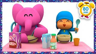 🍳 Healthy Habits Pocoyos Breakfast  Pocoyo in English  Official Channel  Cartoons for Kids [upl. by Rtoip]