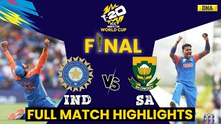 IND Vs SA Highlights Full Match Team India Become Champions I T20 World Cup 2024 Final Highlights [upl. by Bekki977]