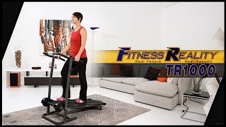 FITNESS REALITY TR1000 Manual Treadmill with 2 Level Incline and Twin Flywheels [upl. by Cohin957]