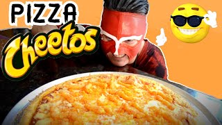 ASOMBROSA PIZZA con CHEETOS  Enmascarbon [upl. by Doowron]