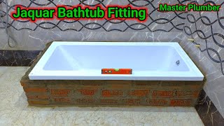 Bathtub Fitting Kaise karen 🛁 Jaquar बाथटब फिटिंग कैसे करें bathtub masterplumber [upl. by Norra]