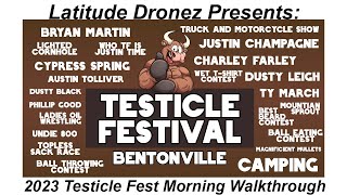 Bentonville Testicle Festival Morning Walkthrough [upl. by Akli]