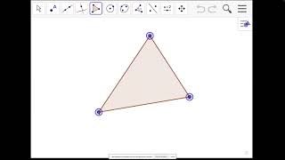 Mediatrices de un triángulo con GeoGebra [upl. by Adias]