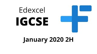 IGCSE Maths Edexcel January 2020 Paper 2 [upl. by Ynahpit]