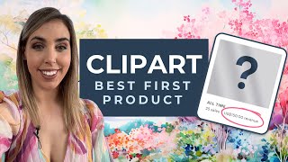 Start a clipart store  What is the best first product to make 🎨 Sell digital products on Etsy [upl. by Aydin]