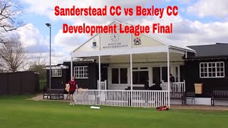 Sanderstead Cricket Club U21s vs Bexley U21s 2015 Final Surrey vs Kent [upl. by Quinlan623]