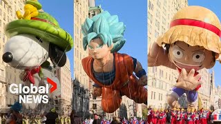 The best balloons floats at Macys Thanksgiving Day Parade 2023 [upl. by Ahsenak36]