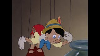 Pinocchio Walt Disney  Little wooden head HD [upl. by Holtz]