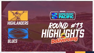 HIGHLANDERS V BLUES  SR ROUND 13 2024  DELIVEREASY HIGHLIGHTS [upl. by Salomi]