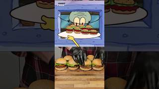 A Wheaty Krabby Patty Challenge Thats Makin Waves😋 shorts spongebob squidward krabbypatty [upl. by Irpak]