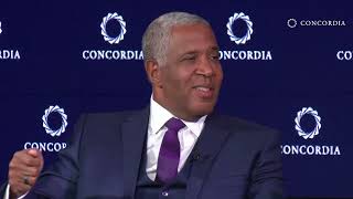 A Conversation with Robert F Smith  2023 Concordia Annual Summit [upl. by Nosnehpets]