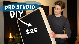 How To Make Your Own Acoustic Panels  DIY Professional Acoustic Treatment for Home Studio [upl. by Eivad]