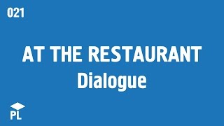 Learn European Portuguese Portugal  Dialogue at the restaurant [upl. by Tore]