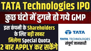 EVERYTHING ABOUT TATA TECHNOLOGIES IPO  Shareholder Quota Eligibility  Upcoming Big IPO 2023 [upl. by Fricke137]