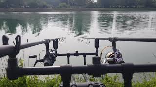 CARPFISHING DAY A COLA LAKE GARDA K4 CARPFISHING carpfishing [upl. by Bowne557]