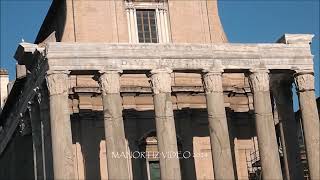 Temple of Antoninus and Faustina Divo Antonino et Divae Faustinae ex Senatus Consulto [upl. by Senga]