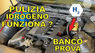 Pulizia del motore ad Idrogeno funziona veramente  Proviamola sul banco prova prima e dopo [upl. by Clemmy]