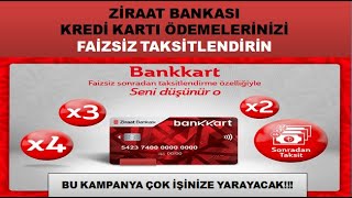 ZİRAAT BANKASI KREDİ KARTI HARCAMASI SONRADAN TAKSİTLENDİRME NASIL YAPILIR BANKKART SONRADAN TAKSİT [upl. by Doggett]