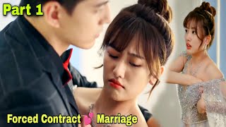 Part  1  Forced Marriage with Blind CEO Romance With Blind Master Chinese Drama Explained In Hindi [upl. by Yelra]