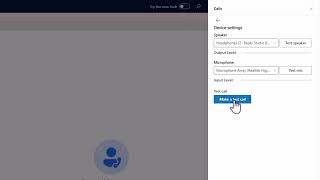 Test mic and speakers in Dynamics 365 Customer Service [upl. by Gerardo]