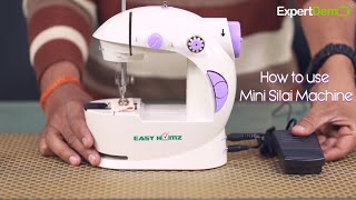 Portable Sewing Machine Detailed review  How to use it for everyday work mini silai machine [upl. by Abrahamsen]