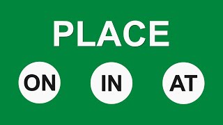 ONINAT  Prepositions of PLACE  English Test [upl. by Quinta442]