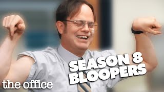 The Office Season 8 Bloopers  ft John Krasinski Rainn Wilson amp More  Comedy Bites [upl. by Atinav]