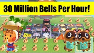 Animal Crossing New Horizons 30 Million Bells Per Hour Method [upl. by Artinek151]