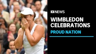 Your dream comes true Tennis greats pay tribute to Bartys historic Wimbledon win  ABC News [upl. by Segalman]