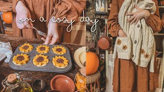 A Fall Day for Cozy Hobbies at Cinnamon Cottage Baking Crafting amp Pantry Organisation  ASMR [upl. by Beret]