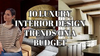 LUXURY Interior Design Trends For 2024 BEST Tips on a Budget  Nina Takesh [upl. by Iong46]