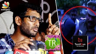 ARRESTED Tamil Gun Admin in police custody  Vishal Speech on Piracy Website  Tamil Rockers [upl. by Nednerb]