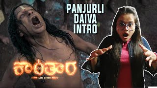 Kantara Intro Scene Reaction  Rishab Shetty [upl. by Sivad]