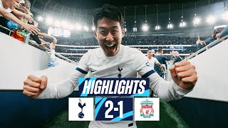 TOTTENHAM HOTSPUR 21 LIVERPOOL  PREMIER LEAGUE HIGHLIGHTS  INCREDIBLE LATE DRAMA AGAIN [upl. by Gardell778]