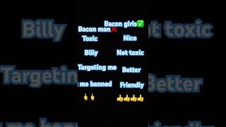 Bacon boy is trash bacon girls is better than bacon boys [upl. by Lacombe]