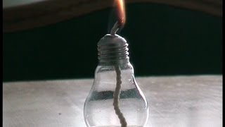 How to make a candle of the bulb [upl. by Nichola736]