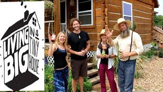 LIVING BIG IN A TINY HOUSE MEETS OFF GRID with DOUG and STACY [upl. by Enidanreb]