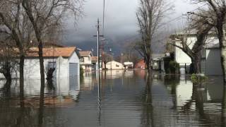 Flooding in Lakeport [upl. by Bottali247]