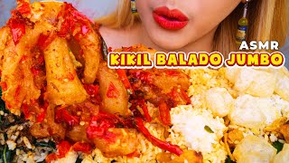 BUSET‼️ ASMR NASI PADANG KIKIL SAMBEL BALADO JUMBO XXL🔥  ASMR Indonesia [upl. by Watkin21]